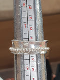 Beaded spinner ring