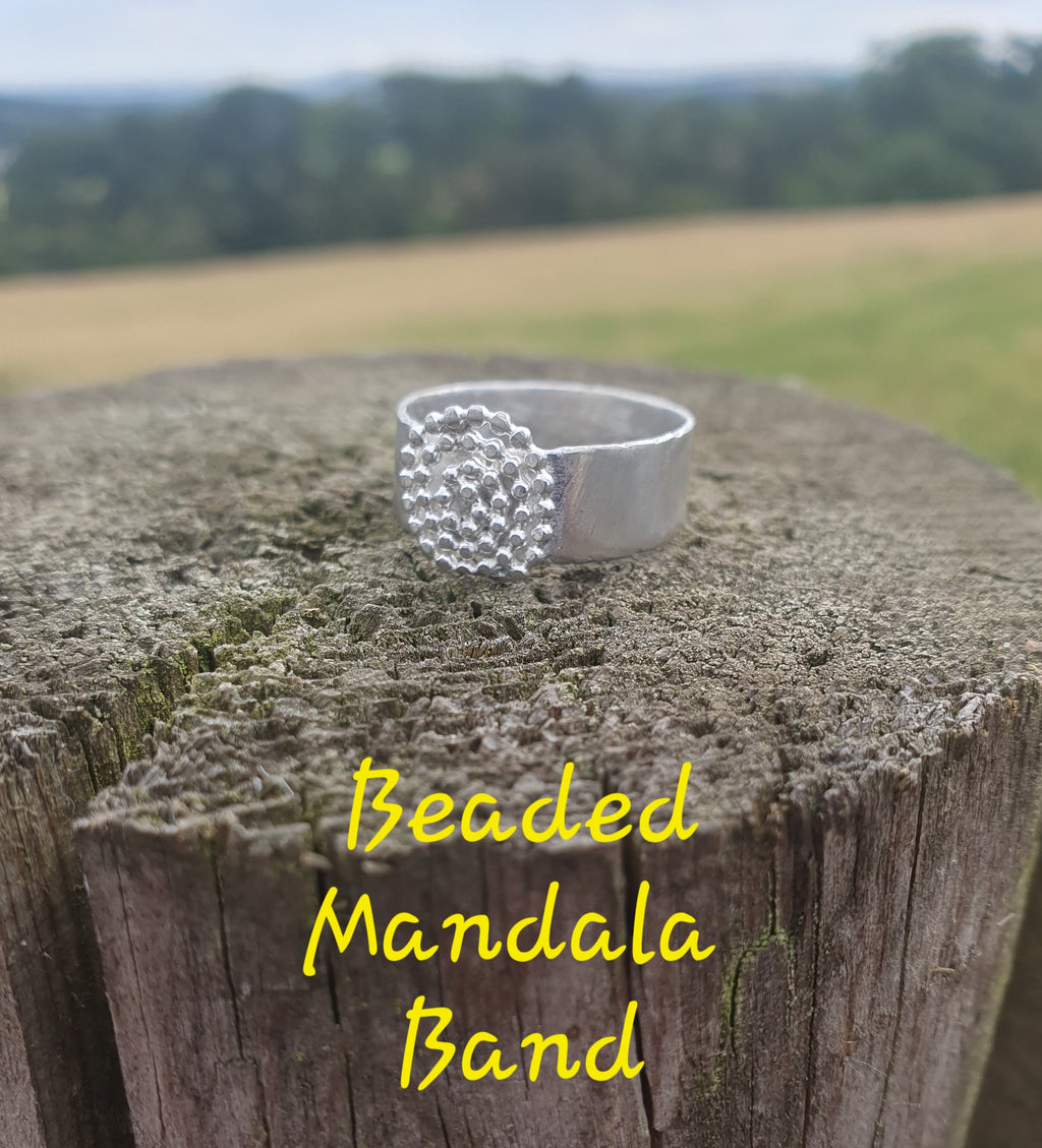 Beaded Mandala Band