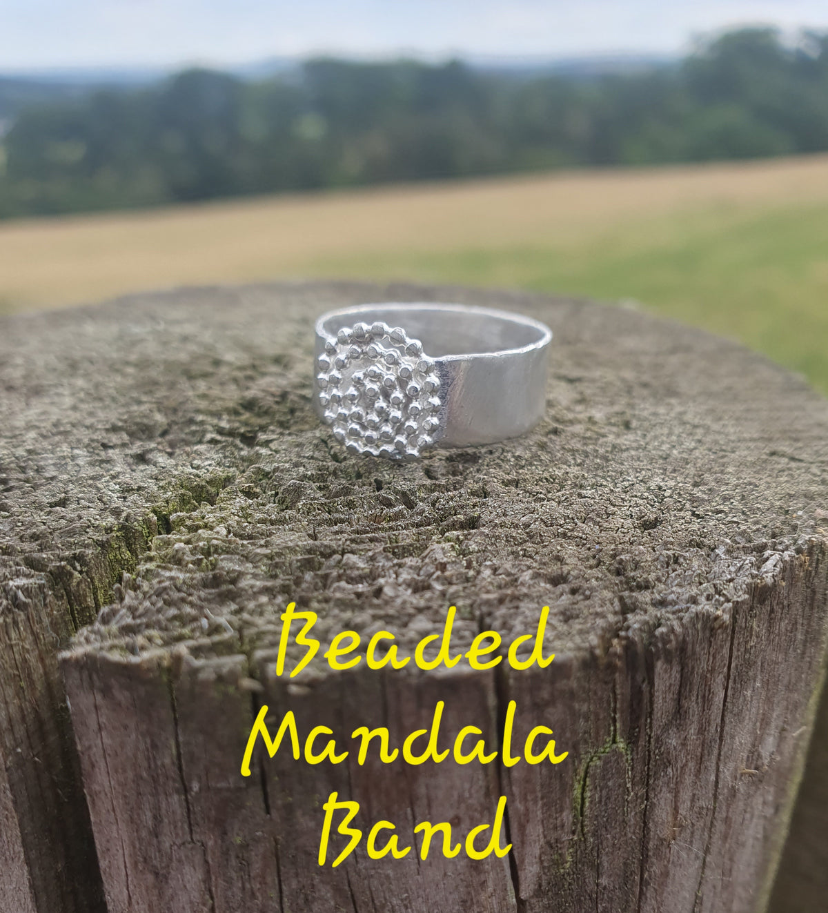 Beaded Mandala Band