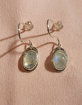 Moonstone drop earrings