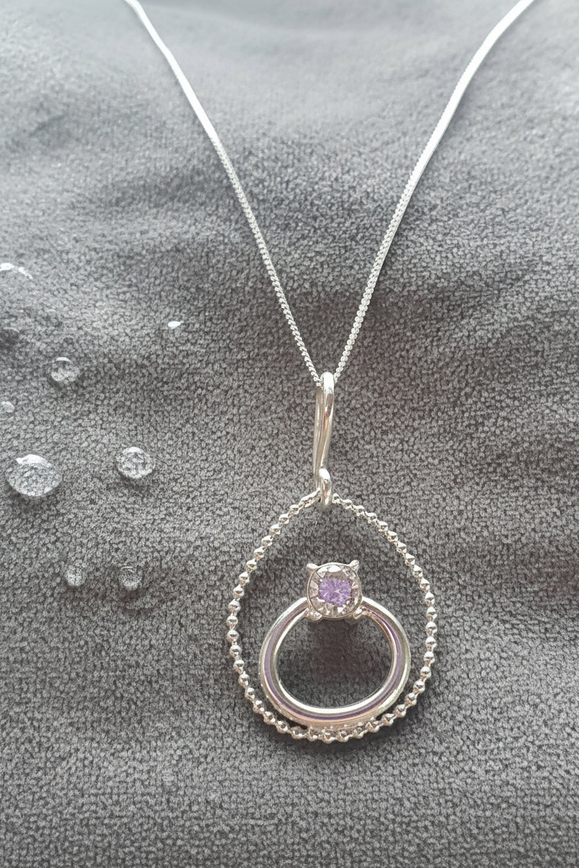 CZ droplet pendant