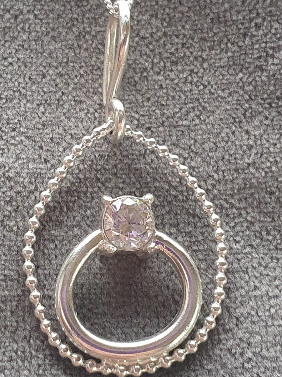 CZ droplet pendant